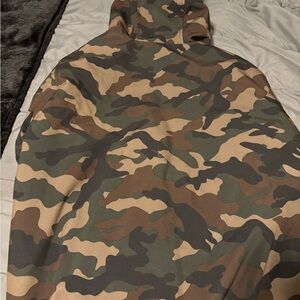Tommy Hilfiger Camouflage Jacket - Green and Brown
